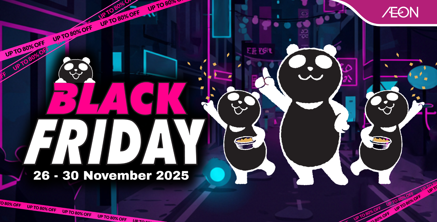 Black Friday 26-30 November 2025